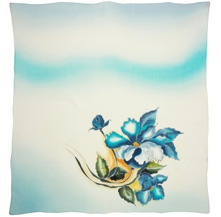 Apaszka jedwabna ręcznie malowana 88x83cm AM-1032