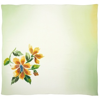 Hand-painted silk scarf 88x80 cm AM-1022
