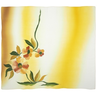 Hand-painted silk scarf 88x76cm AM-1015