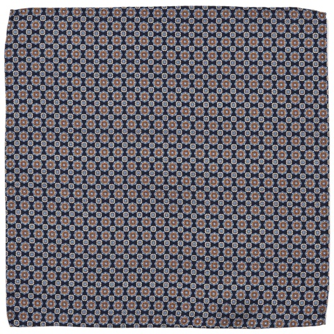 Silk Pocket Square with Micro Pattern 30x30 cm PJ-390