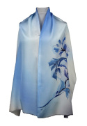 SZ-601 silk scarf hand-painted, 170x45cm