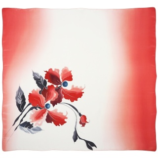 Apaszka jedwabna ręcznie malowana 89x82 cm AM-1049