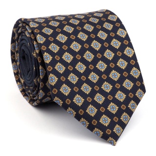 Italian silk tie with pattern IT-486