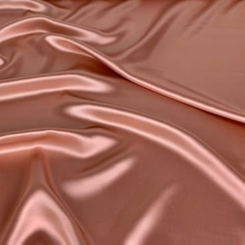 Rose Gold Silk Satin Scarf, 70x70cm AS7-102