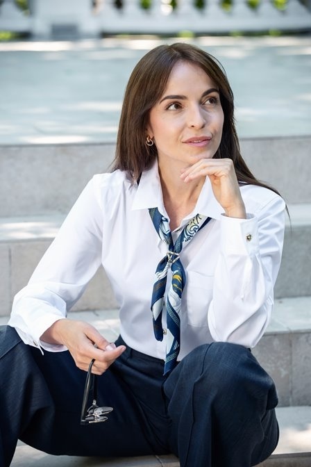 Jedwabna gawroszka jedwabna dwustronna antyczna Grecja 53x53cm AD5-158