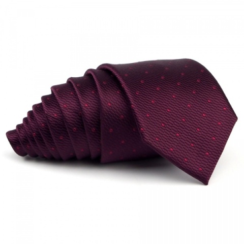 Krawat jedwabny w drewnianym pudełku KRD-454