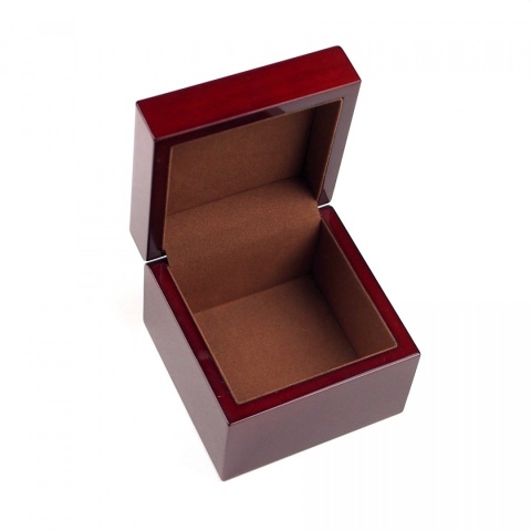 Silk tie in a wooden box KRD-457