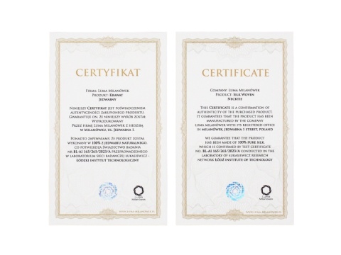 Silk tie in a wooden box KRD-PL2019