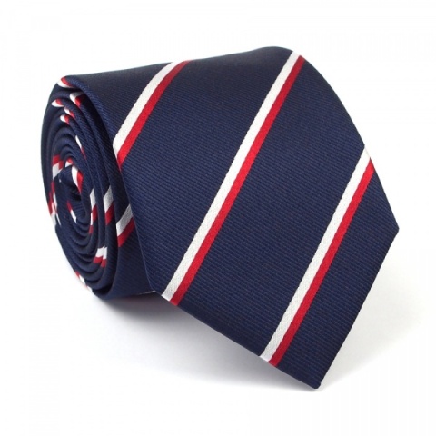 Silk tie in a wooden box KRD-PL2019