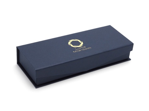 Rollerball pen with lapis lazuli