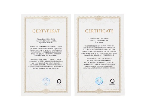 Apaszka jedwabna cieniowana 90x90cm AC9-945