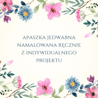 A deposit for a hand-painted silk scarf from an individual design AM-000