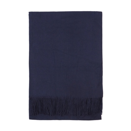 Granatowy szal damski zimowy Cashmere Touch Collection 200x70cm