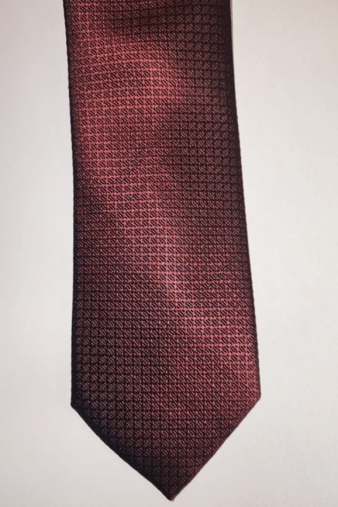 Burgundy Jacquard Silk Tie KR-036 KR-036 OUT