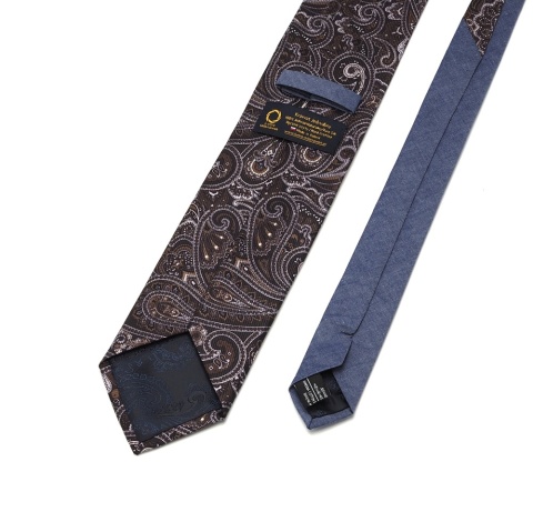 Men's silk tie paisley pattern IT-035