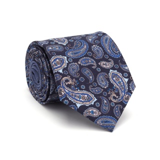 Men's silk tie paisley pattern IT-036