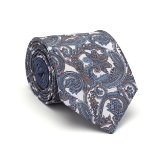 Men's silk tie paisley pattern IT-037