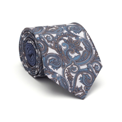 Men's silk tie paisley pattern IT-037