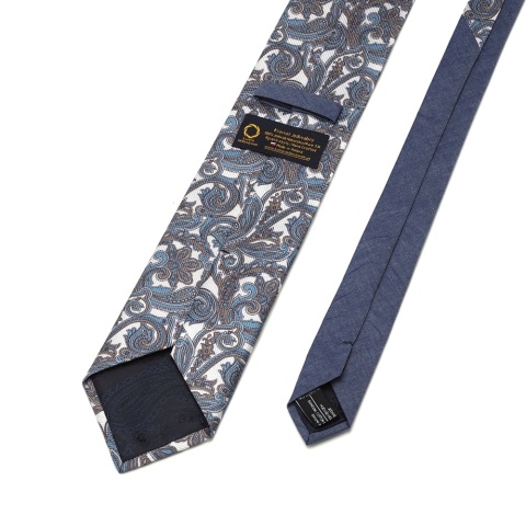 Men's silk tie paisley pattern IT-037