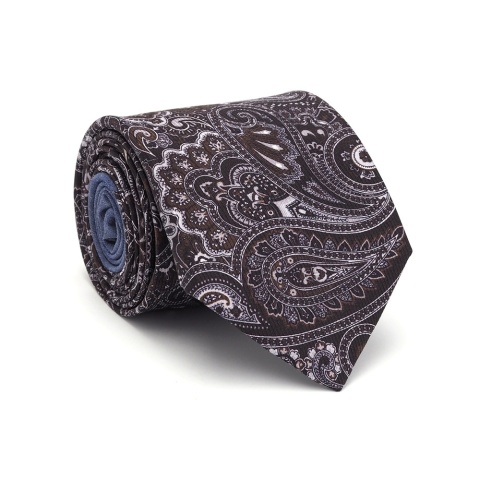 Men's silk tie paisley pattern IT-045