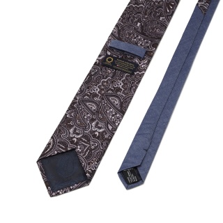 Men's silk tie paisley pattern IT-045
