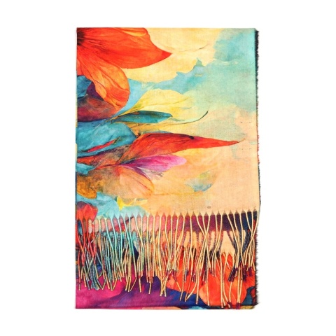 Szalik zimowy damski z wiskozy 200x70cm