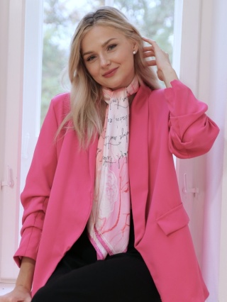 Apaszka jedwabna Wisława Szymborska Portret kobiecy 88x88 cm AD-501