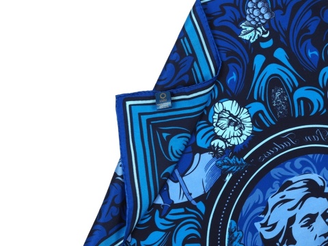 Adam Mickiewicz Silk Scarf 68x68 cm AD7-492