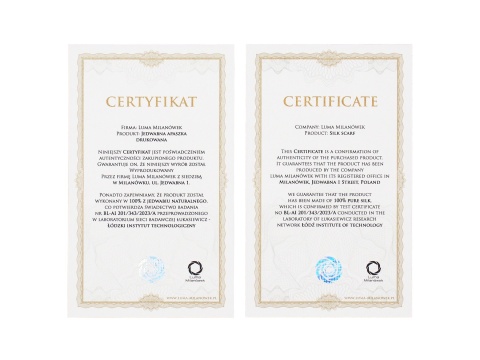 Chusta jedwabna jedwabnik 88x88cm AD-520