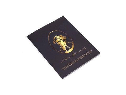 Double-Sided Silk Pocket Square Adam Mickiewicz 30x30 cm PJ-400