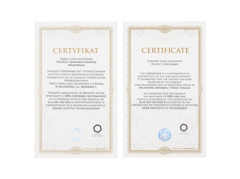 Double-Sided Silk Pocket Square Adam Mickiewicz 30x30 cm PJ-400