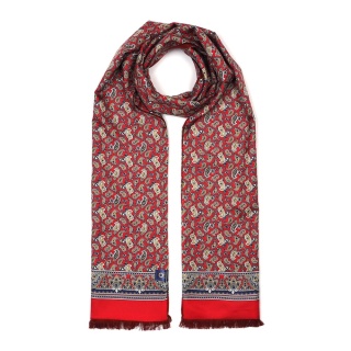 Men's silk scarf with paisley pattern SR-052
