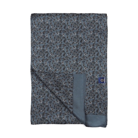 Men's silk scarf with paisley pattern SR-055