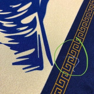 Apaszka jedwabna dwustronna antyczna Grecja 68x68cm OUT-AD7-493