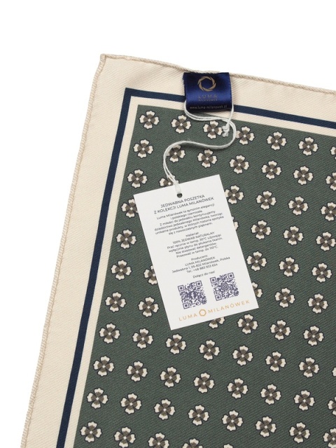 Jedwabna poszetka do garnituru 30x30 cm PJ-050