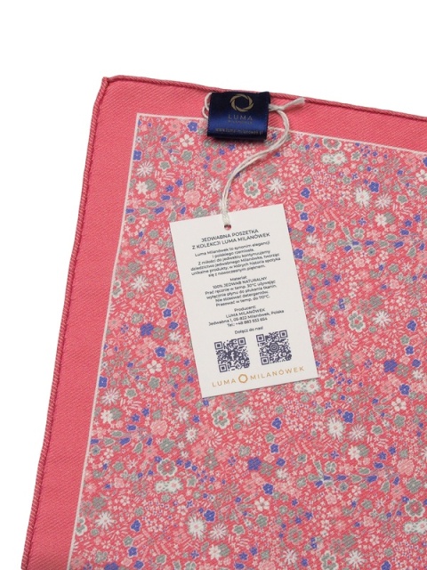 Jedwabna poszetka do garnituru 30x30 cm PJ-051