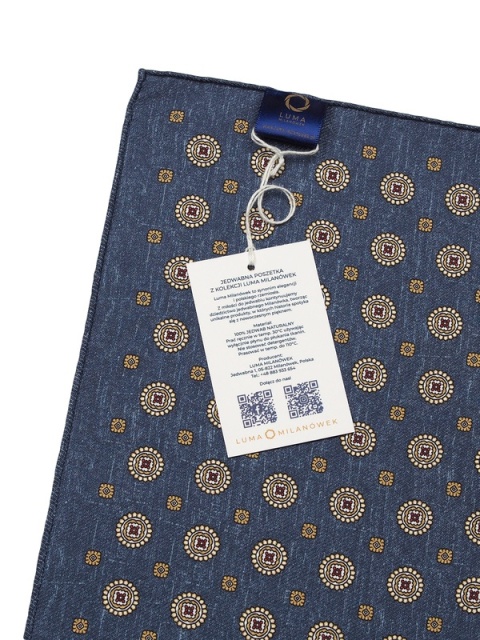 Jedwabna poszetka do garnituru 30x30 cm PJ-052