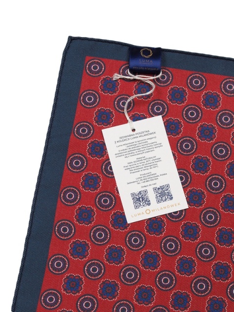 Jedwabna poszetka do garnituru 30x30 cm PJ-054