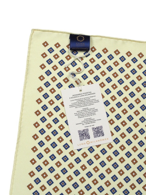 Jedwabna poszetka do garnituru 30x30 cm PJ-061