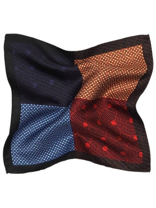 Silk pocket square for jacket 30x30 cm PJ-065