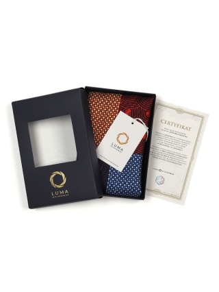 Jedwabna poszetka do marynarki 30x30 cm PJ-065