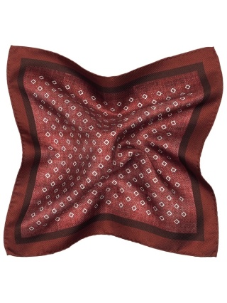 Silk pocket square for jacket 30x30 cm PJ-066