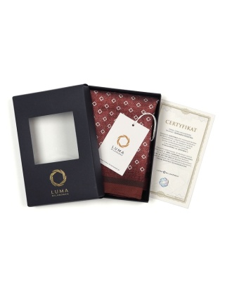 Jedwabna poszetka do marynarki 30x30 cm PJ-066