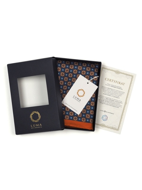 Silk pocket square for jacket 30x30 cm PJ-067