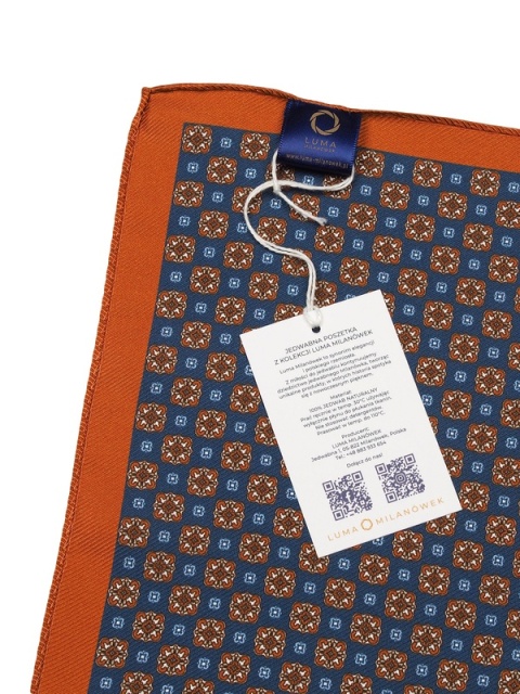 Silk pocket square for jacket 30x30 cm PJ-067