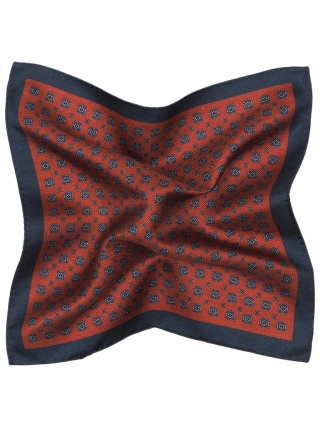 Jedwabna poszetka do marynarki 30x30 cm PJ-069