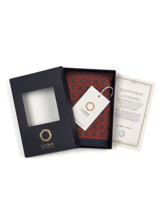 Jedwabna poszetka do marynarki 30x30 cm PJ-069