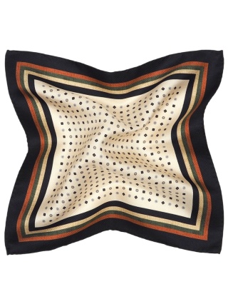 Jedwabna poszetka do marynarki 30x30 cm PJ-070