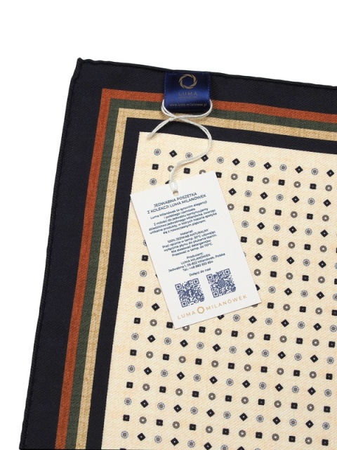 Silk pocket square for jacket 30x30 cm PJ-070