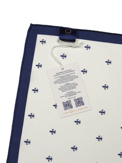 Silk pocket square for jacket 30x30 cm PJ-071